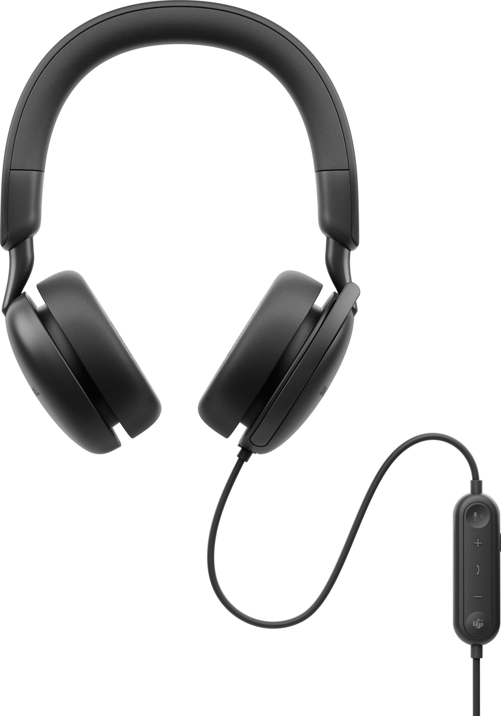 DELL WH5024 – Duo Headset On-Ear – USB-C, ANC – Schwarz – für Microsoft Teams/Zoom