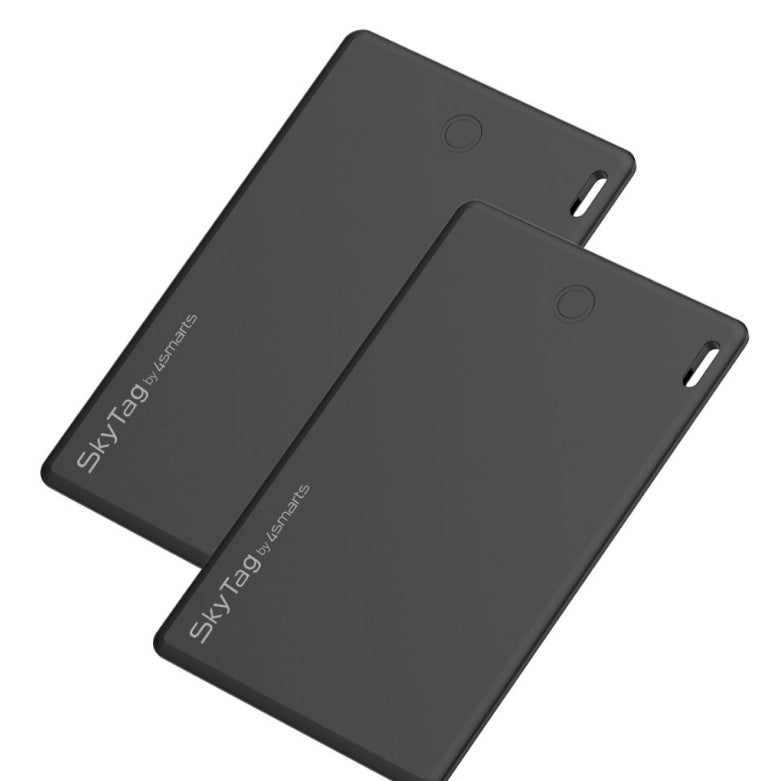 4smarts Tracker SkyTag Wallet – Finder, Bluetooth, für Apple Find My (iOS 14.5, iOS 15, iOS 16), Schwarz