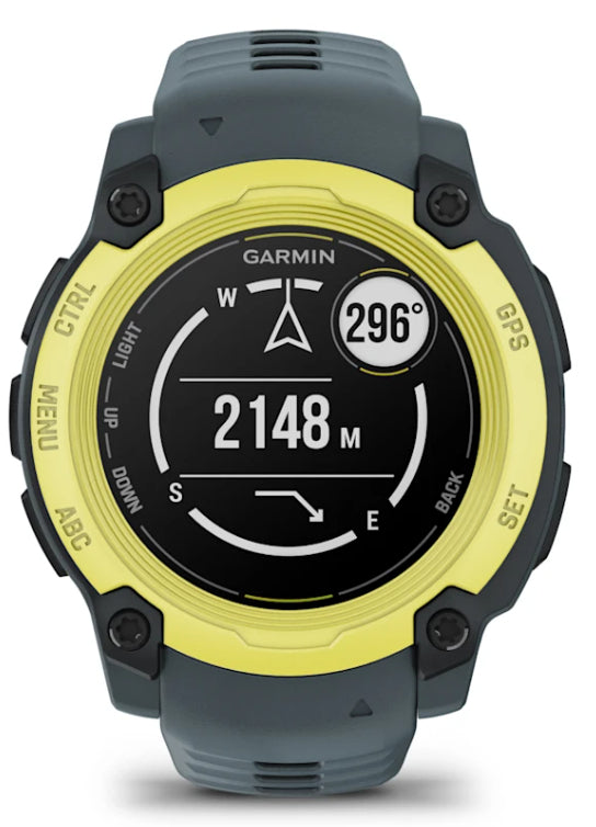 Garmin Instinct E – Smartwatch – 40 mm, 0,86", GPS, Bluetooth, MIP, 10 ATM, Grau, Silikon