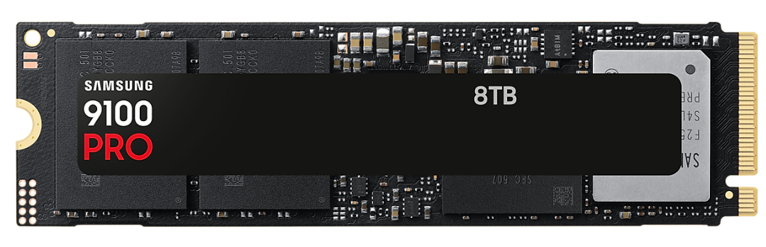 Samsung 9100 PRO (MZ-VAP8T0) – 8 TB M.2 2280 NVMe PCIe 5.0 x4 – 14800/13400 MB/s