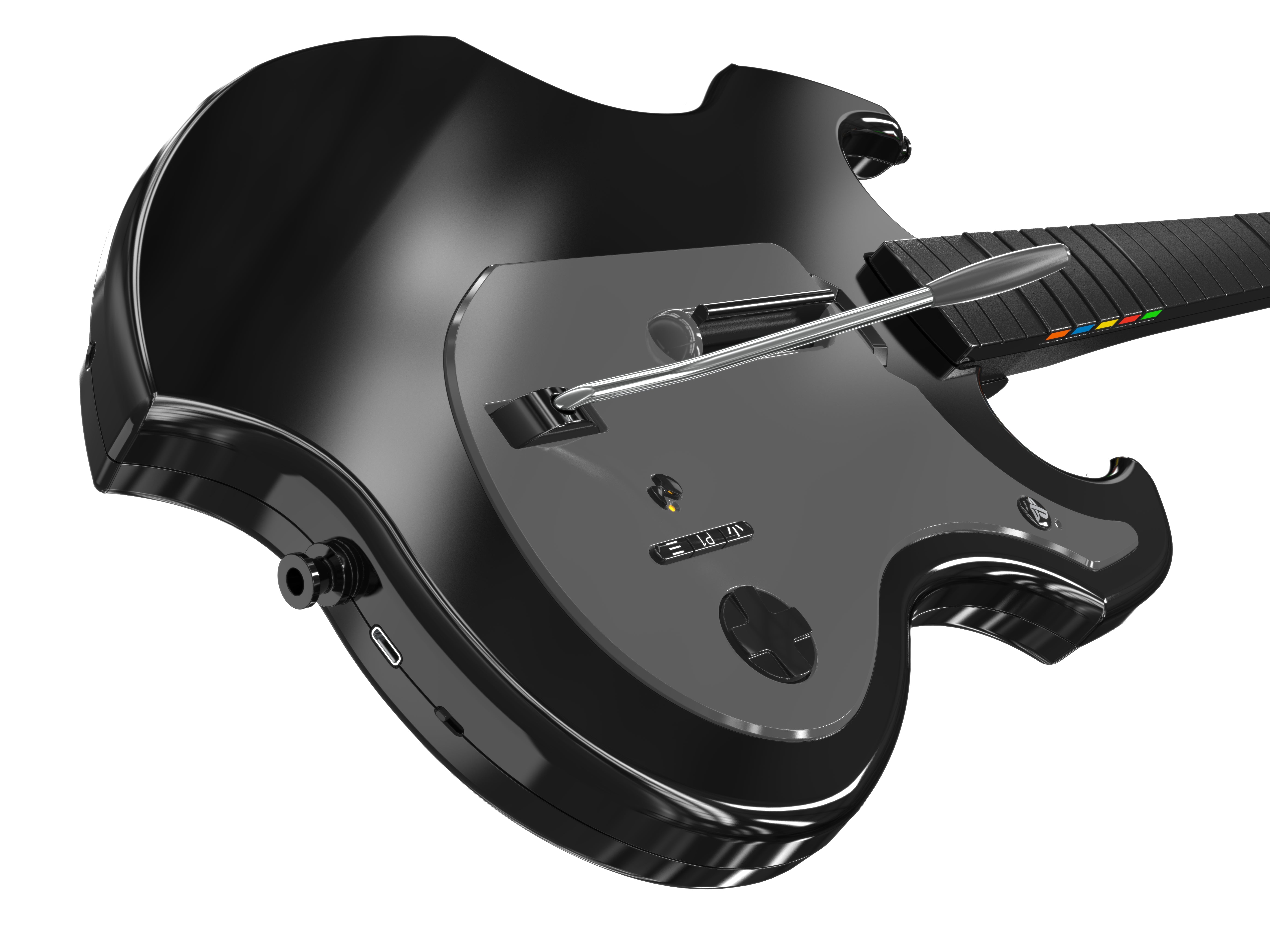 PDP Riffmaster – Gamepad – Kabellos, 36 h Akku – für PS5, PS4 & PC – Schwarz