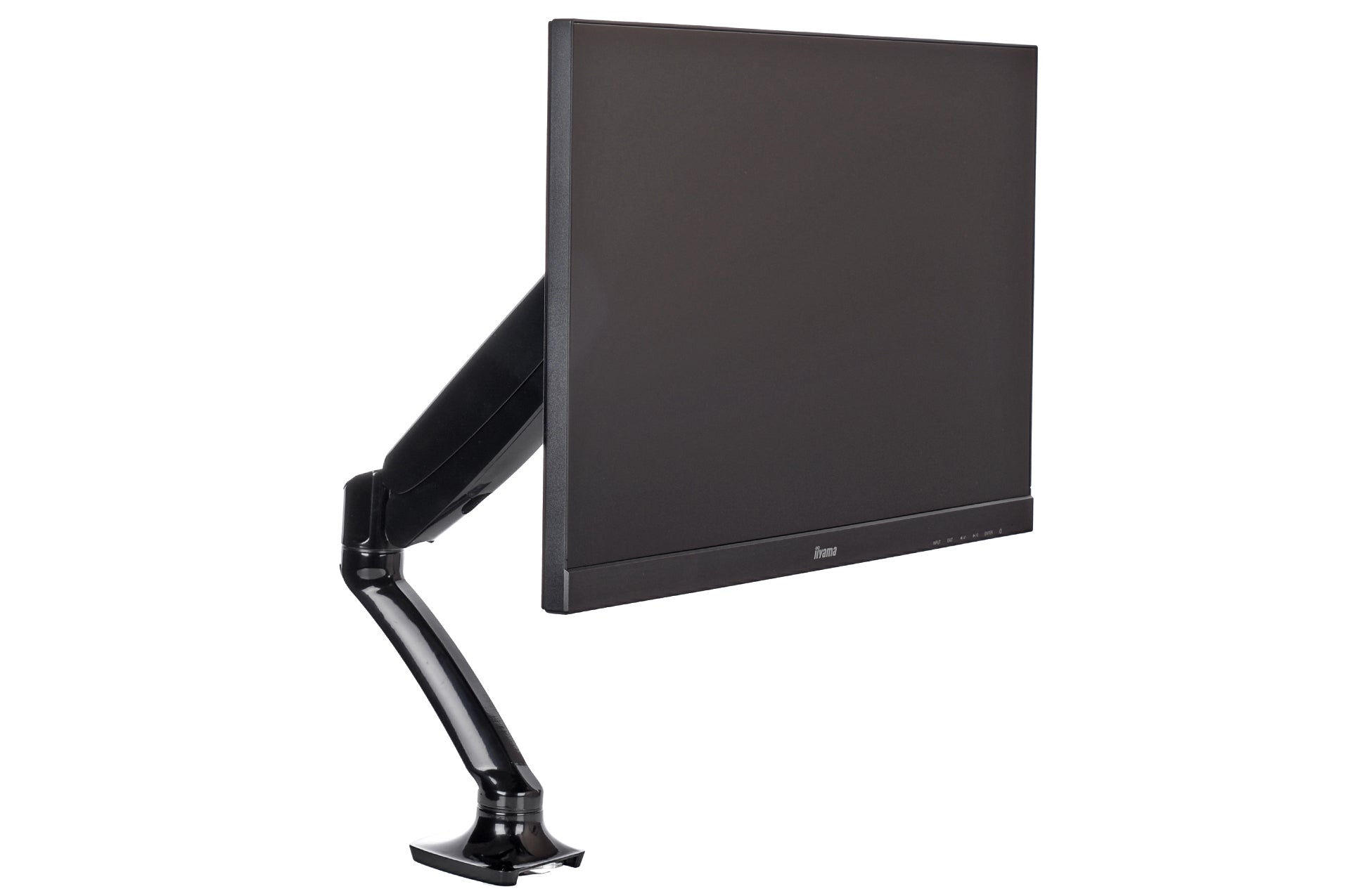 iiyama Monitorarm, Tischklemme, bis 27", VESA 100 × 100 mm, 5 kg, Gasfeder