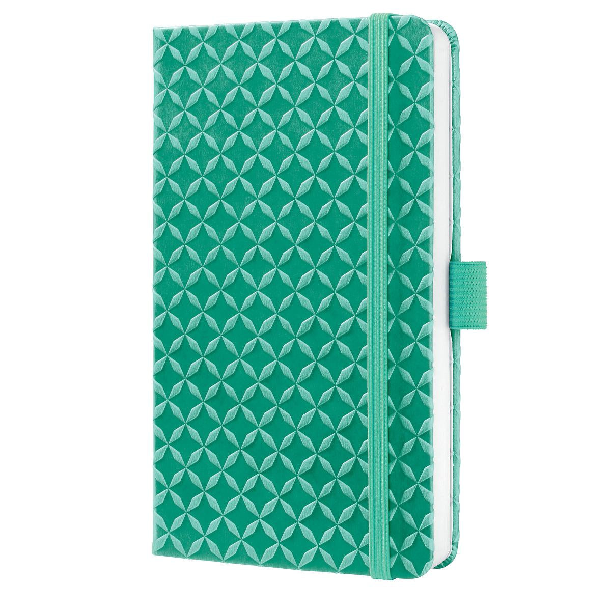 Sigel Notizbuch A6, liniert, Fadenheftung, Karton, 174 Seiten, perforiert, 80 g/m² – mintgrün