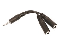 Sandberg 3,5 mm auf 2× 3,5 mm Multiport-Adapter – Stereo