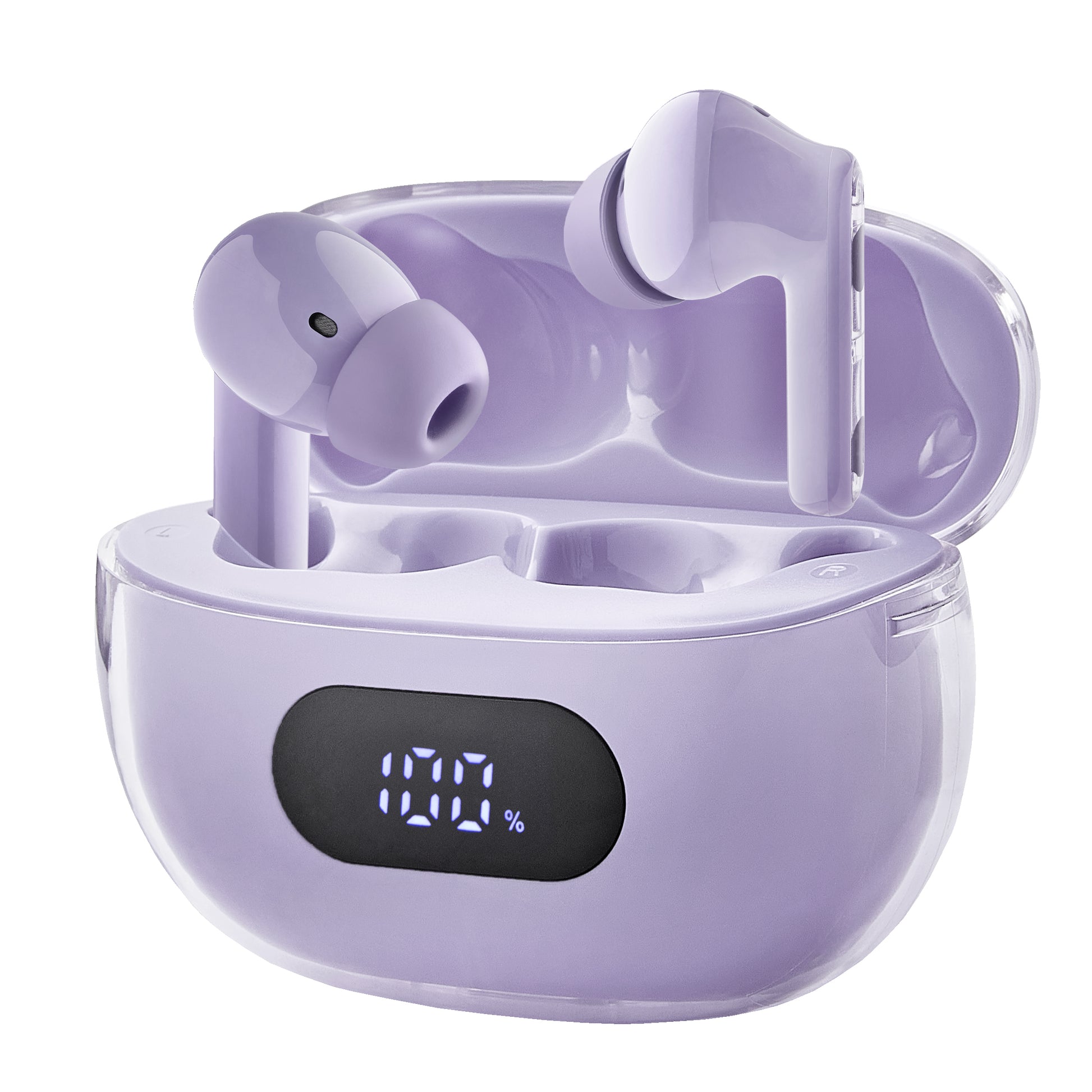 Intenso Buds Plus T313AE TWS In-Ear – ANC, mit Ladecase, Violett, BT 5.4
