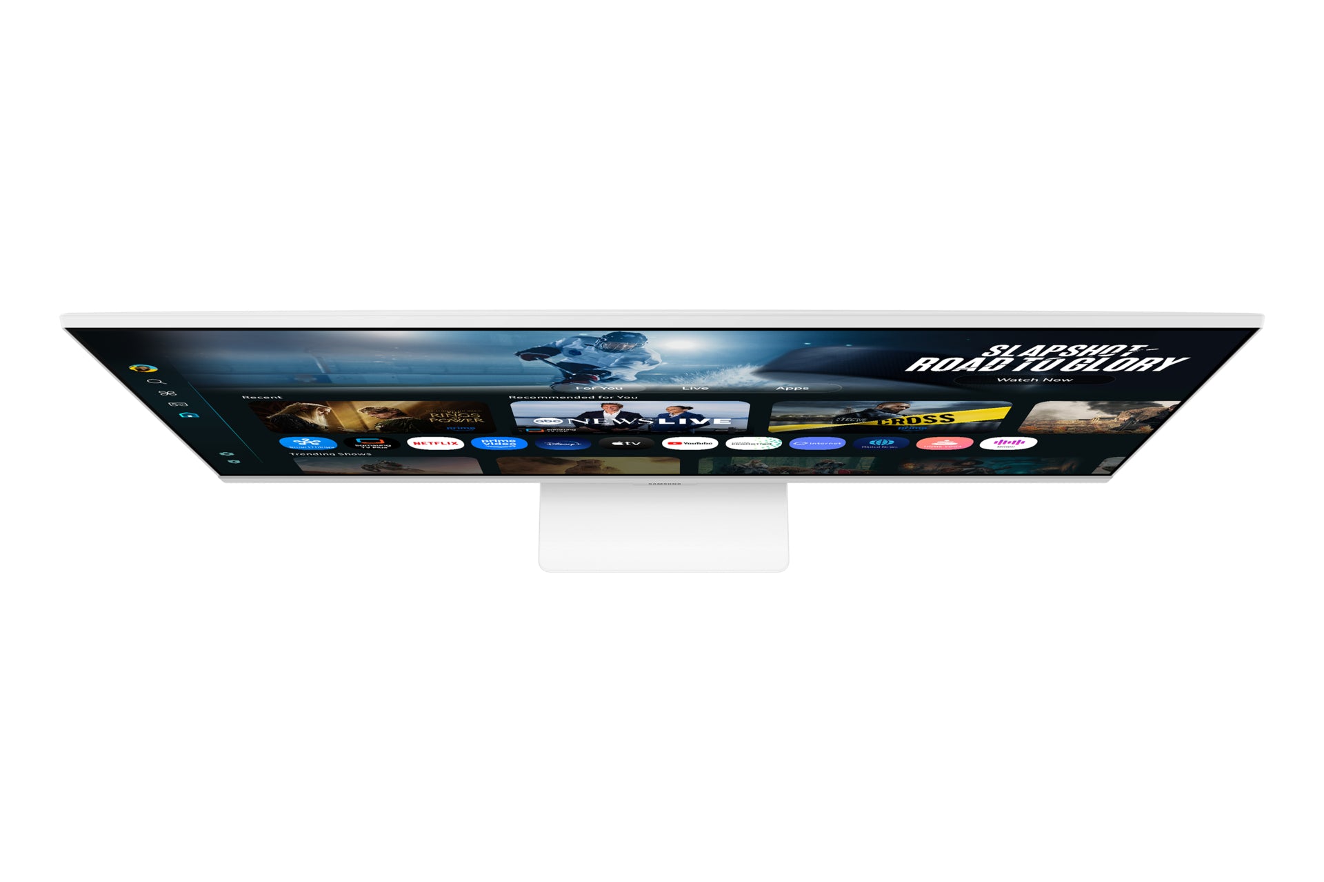 Samsung M70F – Monitor, 4K, HDR10, Smart Monitor, Weiss