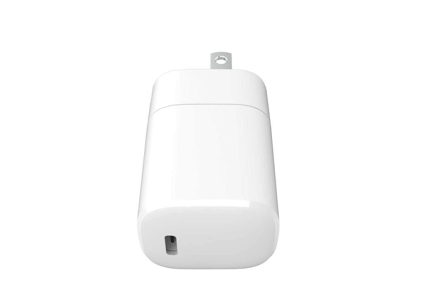 eSTUFF Netzladegerät, 20 W, USB-C, PD 3.0 – für Smartphone – US-Stecker (Typ A) – Weiss