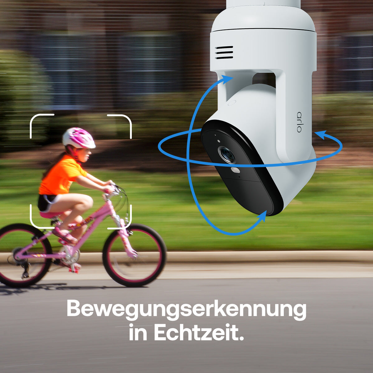 Arlo VMC3283 IP-Kamera – 3 MP, PTZ, IP65, für Amazon Alexa, weiss