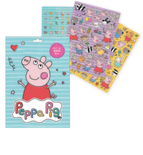 Undercover Stickerblock, Peppa Pig, mehrfarbig, 21 × 30 cm