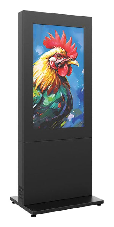 Hagor Indoorstele – bis 50" – Diebstahlsicherung – HP Kiosk FS, Anthrazit