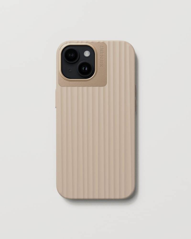 Nudient – Backcover Bold Case – für Apple iPhone 15 Plus – Leinenbeige – PC