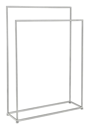 Blomus Handtuchständer Modo – 2 Arme, 60×18×84 cm, Edelstahl, Silber
