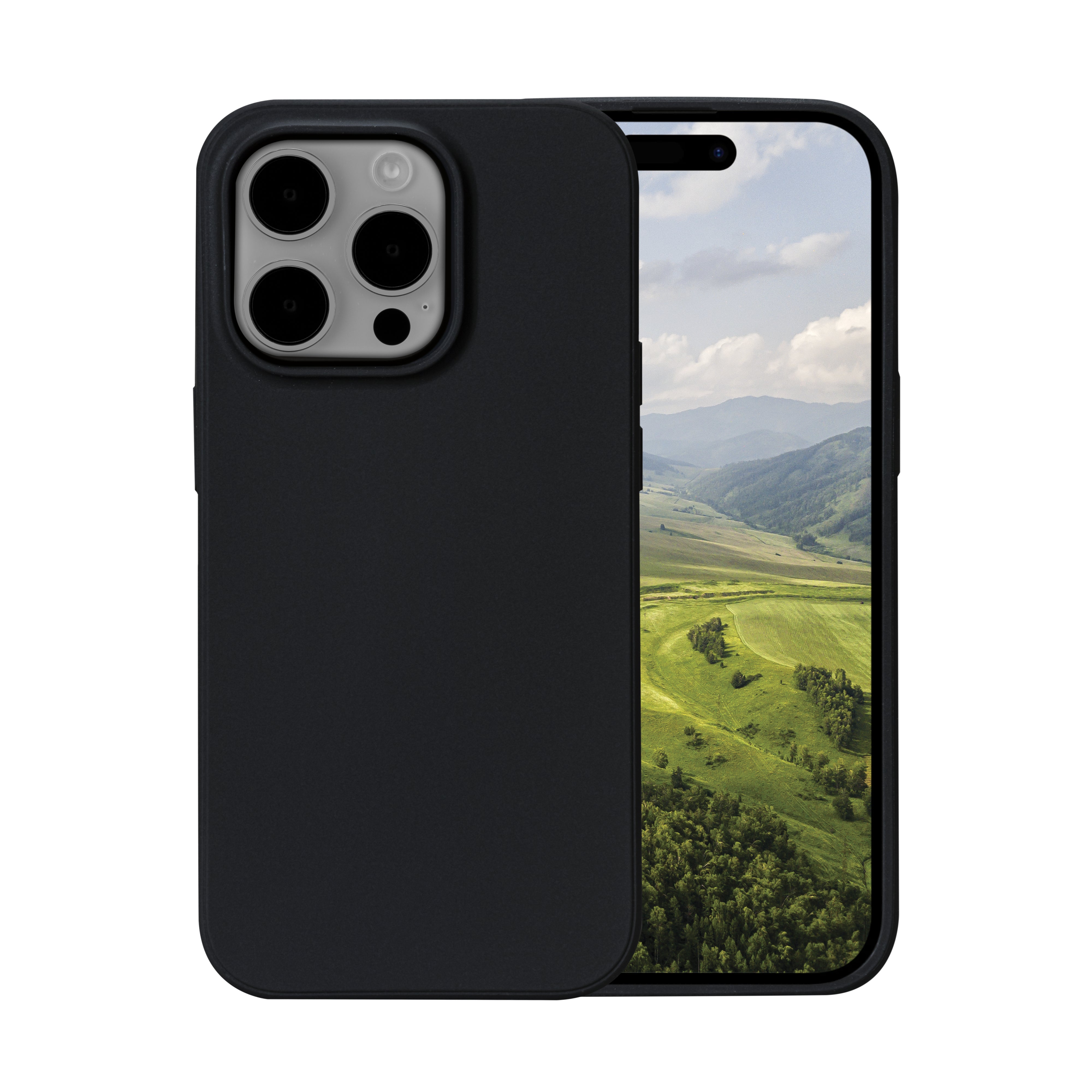 dbramante1928 Greenland Backcover – für Apple iPhone 15 Pro Max, Recycling-Kunststoff, schwarz