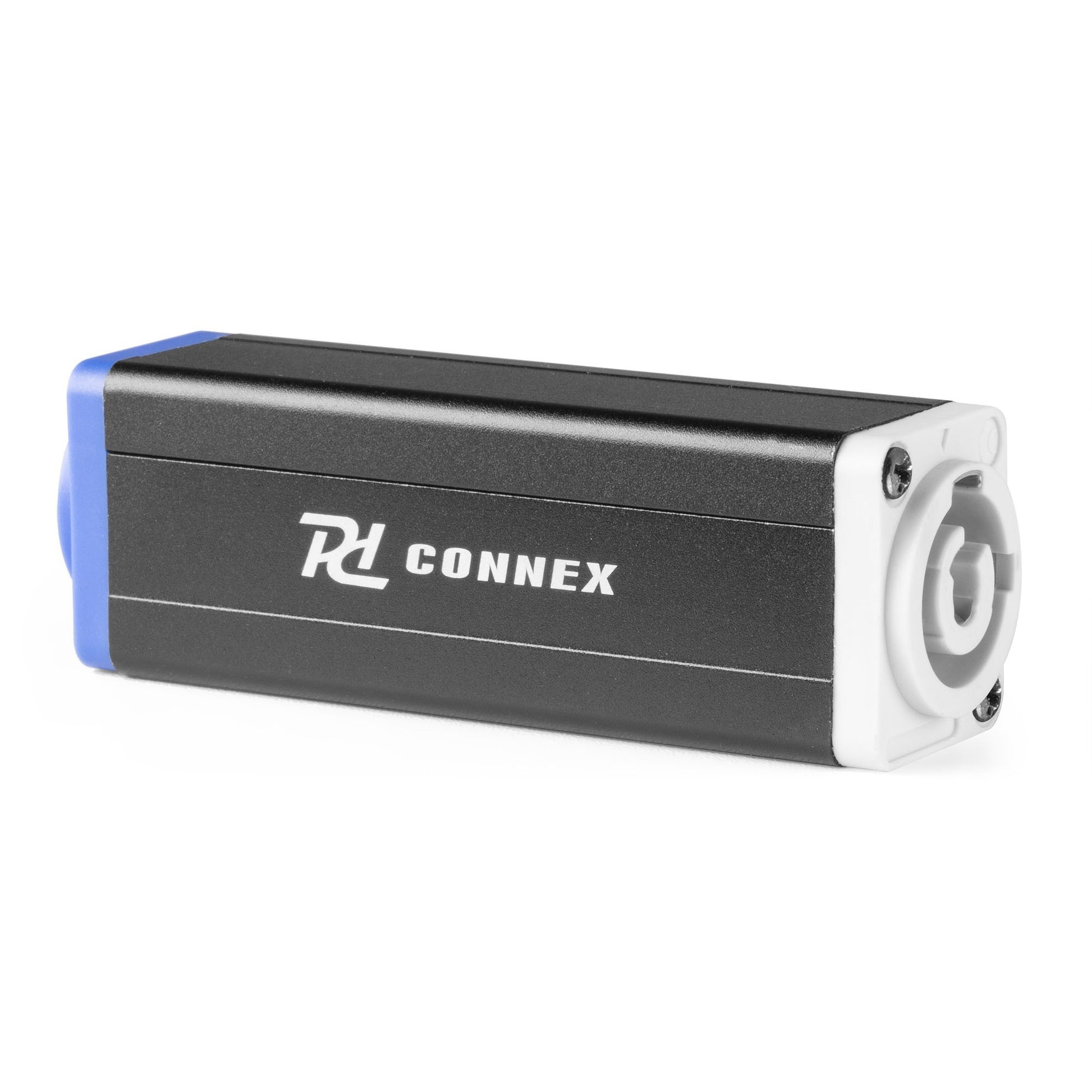 PD-Connex PSB10 Montagekupplung Powercon zu Powercon – 20 A, Weiblich/Weiblich, Aluminium, Schwarz/Blau