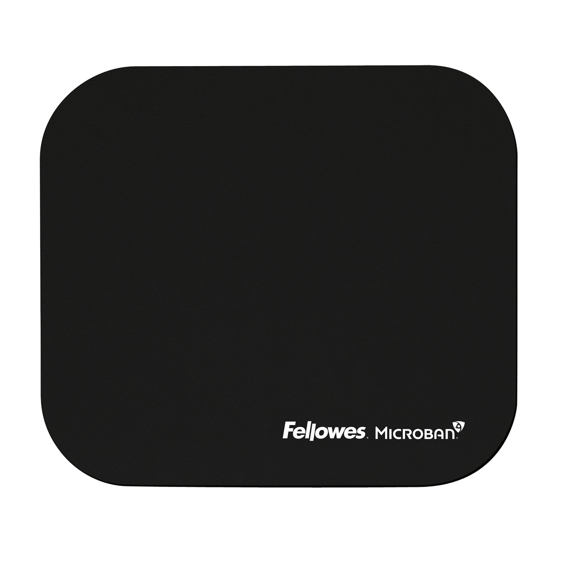 Fellowes Mausmatte – Microban-Schutz, Schwarz, 232 × 199 × 2 mm