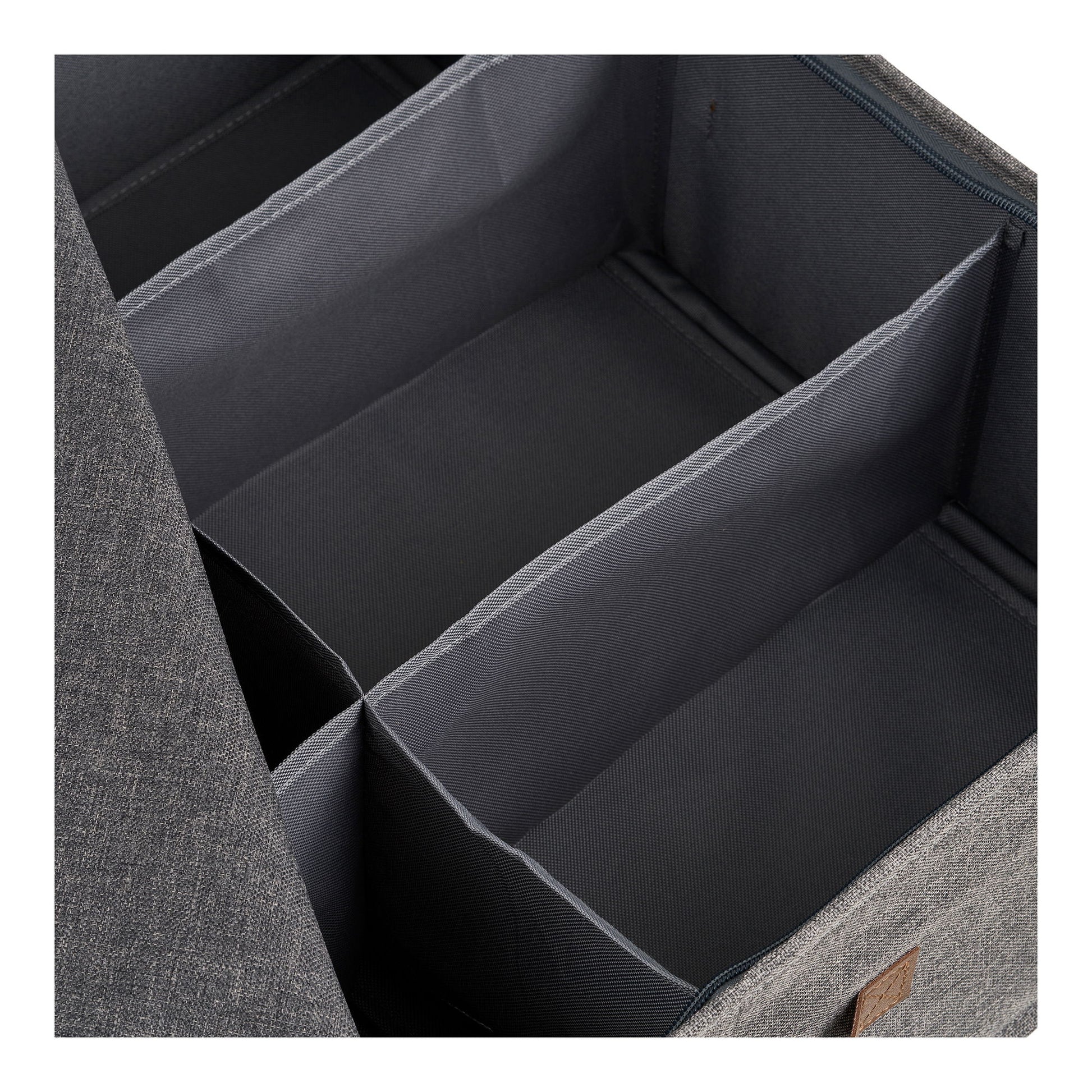 House Nordic Noto Aufbewahrungsbox – Polyester – Dunkelgrau – 560 × 180 × 470 mm