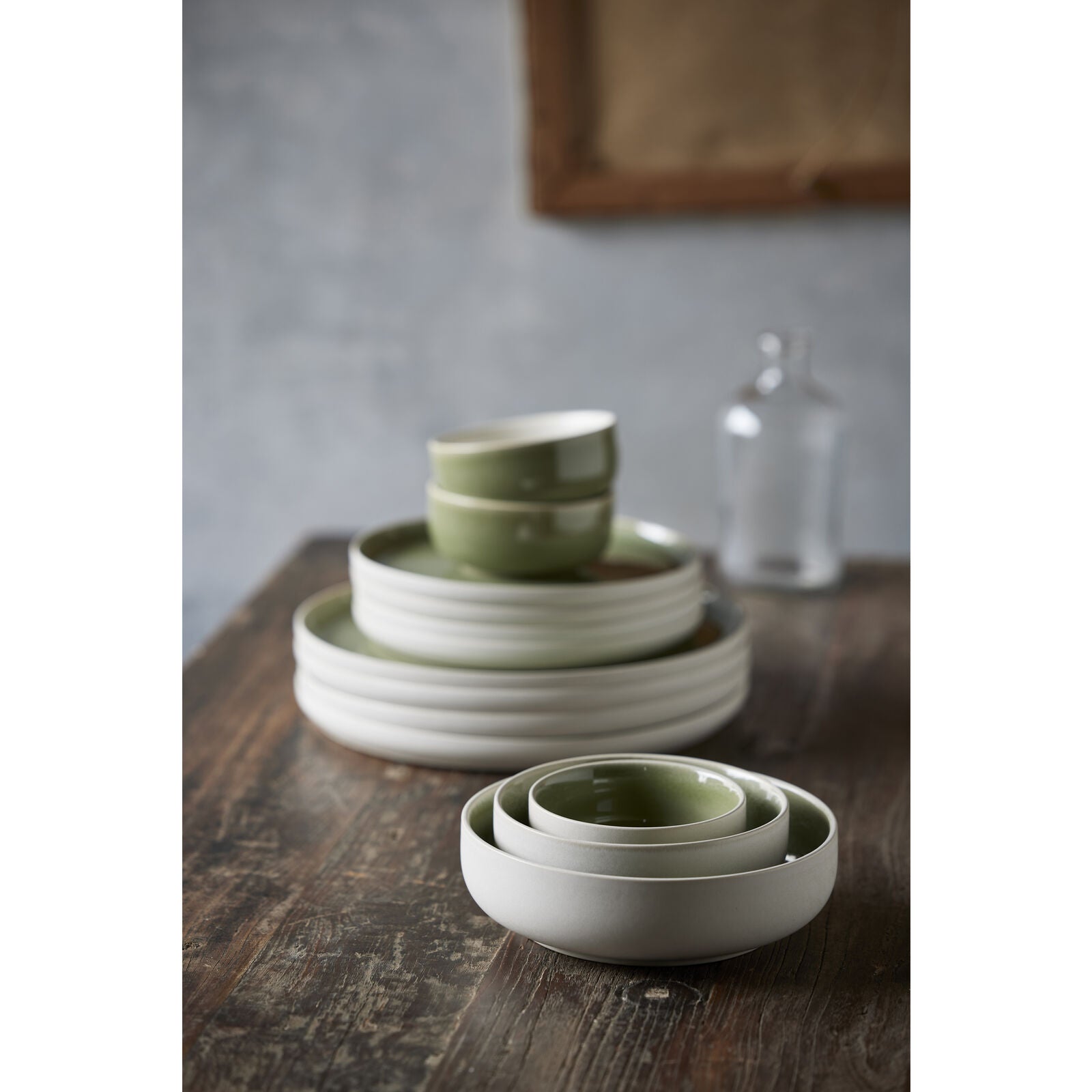 Studio Round Suppen- & Pastateller North – Ø 19 cm, H 5,7 cm, Steinzeug, spülmaschinenfest