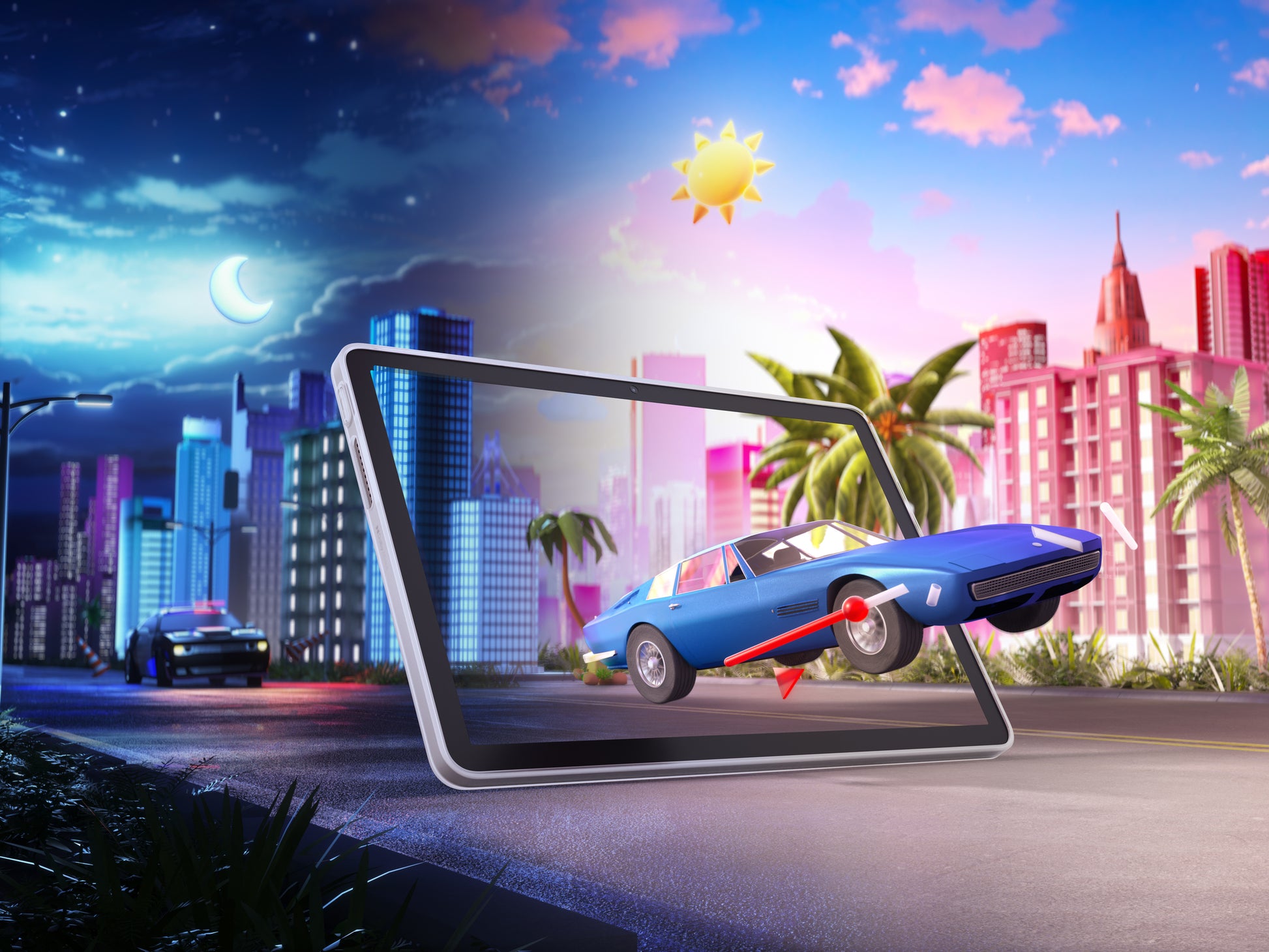 Lenovo Tab – 10,1", 64 GB, 4 GB RAM, WLAN + 4G, Android 14, Grau