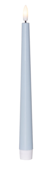 Star Trading LED-Teelicht 060-25 – 2er Pack, Ø 2,3 × 26 cm, warmweiss, blau, Timer, batteriebetrieben