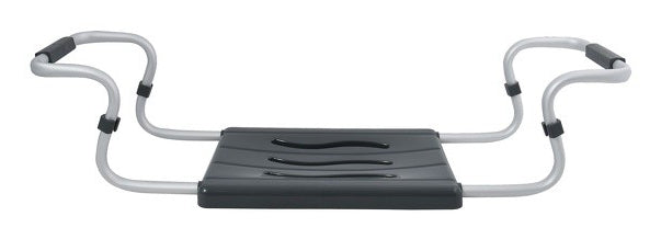 MSV Badewannensitz 140704 – 70×18,7×26,1 cm, Aluminium/Polypropylen (Sitz), 120 kg, Dunkelgrau