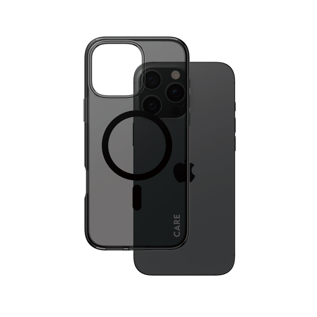 PanzerGlass Backcover CARE Flagship – für Apple iPhone 16 Pro Max – Smokey – MagSafe kompatibel