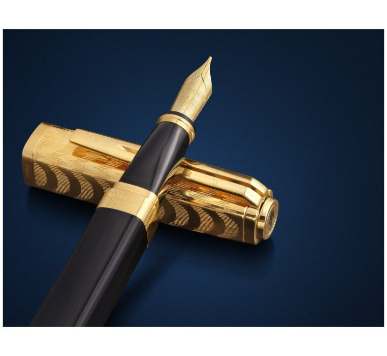Waterman Exception Deluxe – Füllfederhalter – F – Schwarz