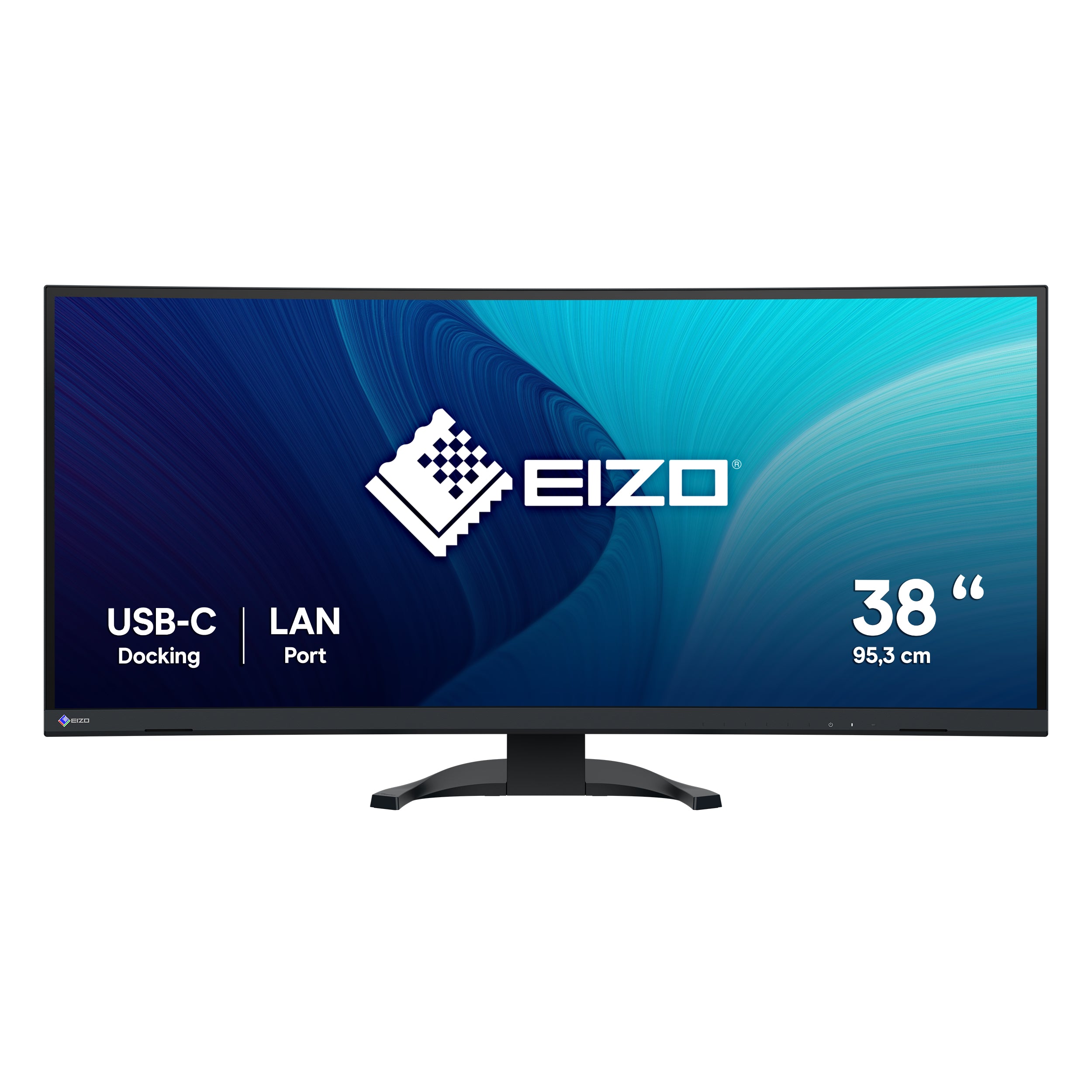 EIZO EV3851X – 37,5" Curved, 3840 × 1600 (UWQHD+), IPS, USB-C 94 W, KVM, LAN