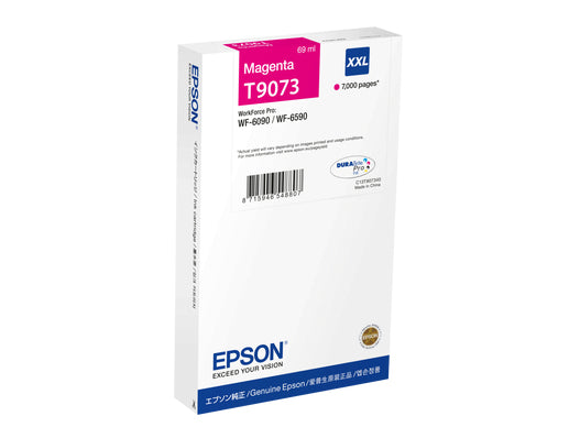 Epson Tintenpatrone T90734N (C13T90734N), Magenta, XXL, 7'000 Seiten, Original – für WF-6090, WF-6590