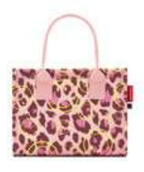 Reisenthel Stofftasche, Polyester, Motiv Smiley Leo, 270×210×140 mm
