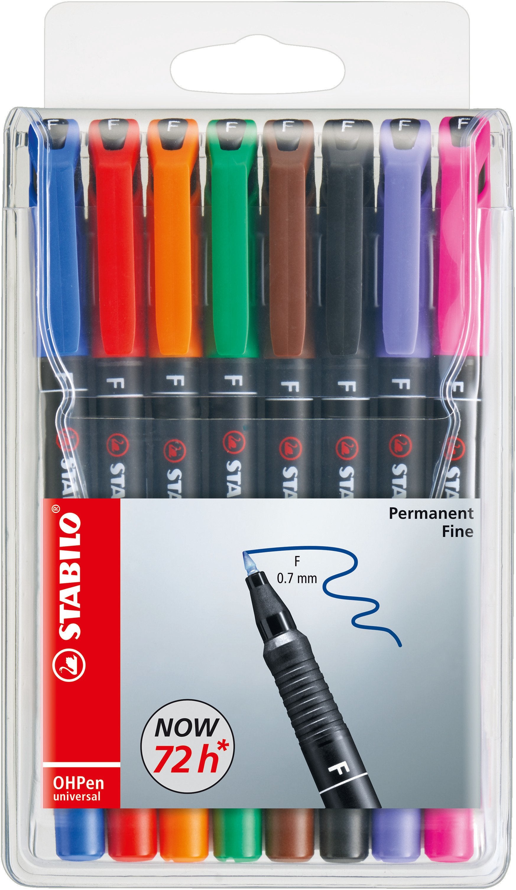 Stabilo Permanent-Marker – sortiert, 8er