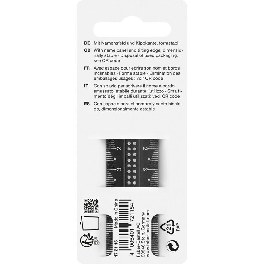 Faber-Castell Lineal – Kunststoff – 21 cm