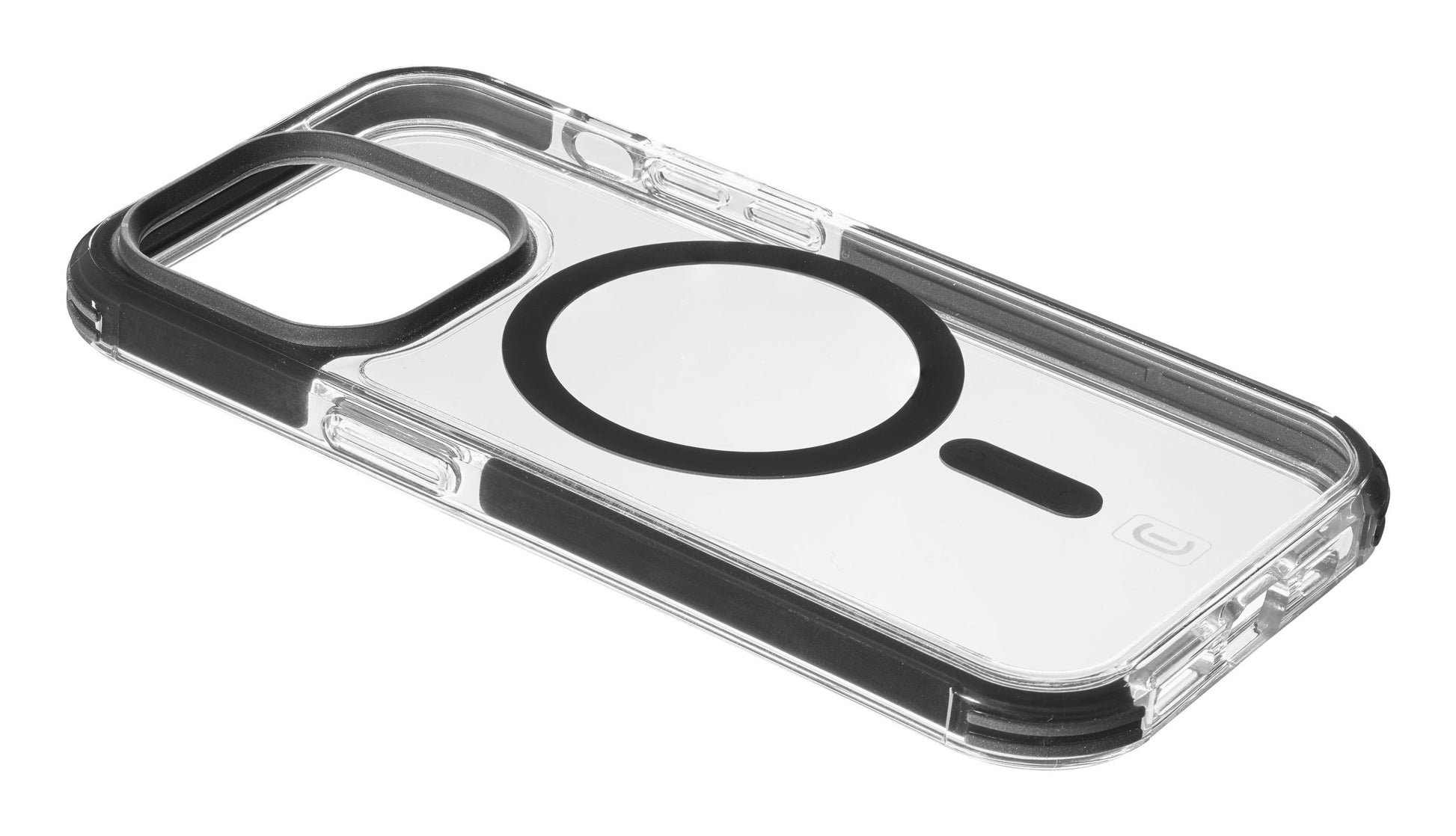 Cellularline Strong Guard Backcover – für Apple iPhone 15, MagSafe, Kunststoff, Schwarz, antibakteriell