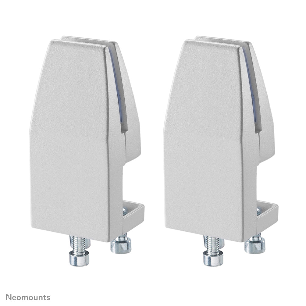 Neomounts Klemmen-Set – weiss, für Tischplatten 25–40 mm, 2er-Set