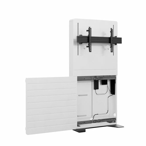 Hagor Bodenständer – 75–98" – VESA 200×200–800×600 – bis 150 kg – CON-Line Big FS Lift