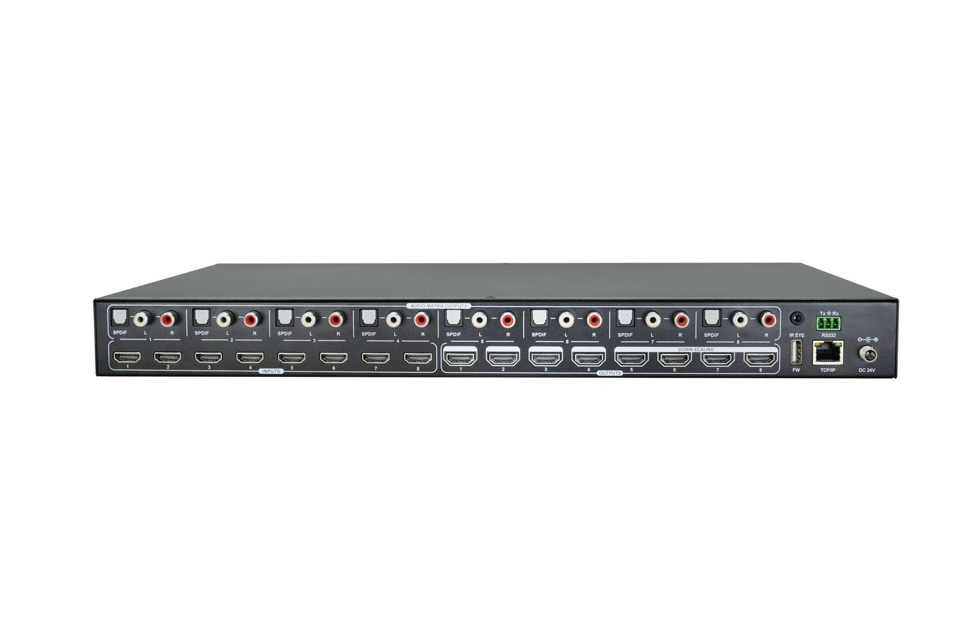 Vivolink HDMI-Matrix, 8×8, HDMI 2.0, GUI/RS-232/TCP/IP