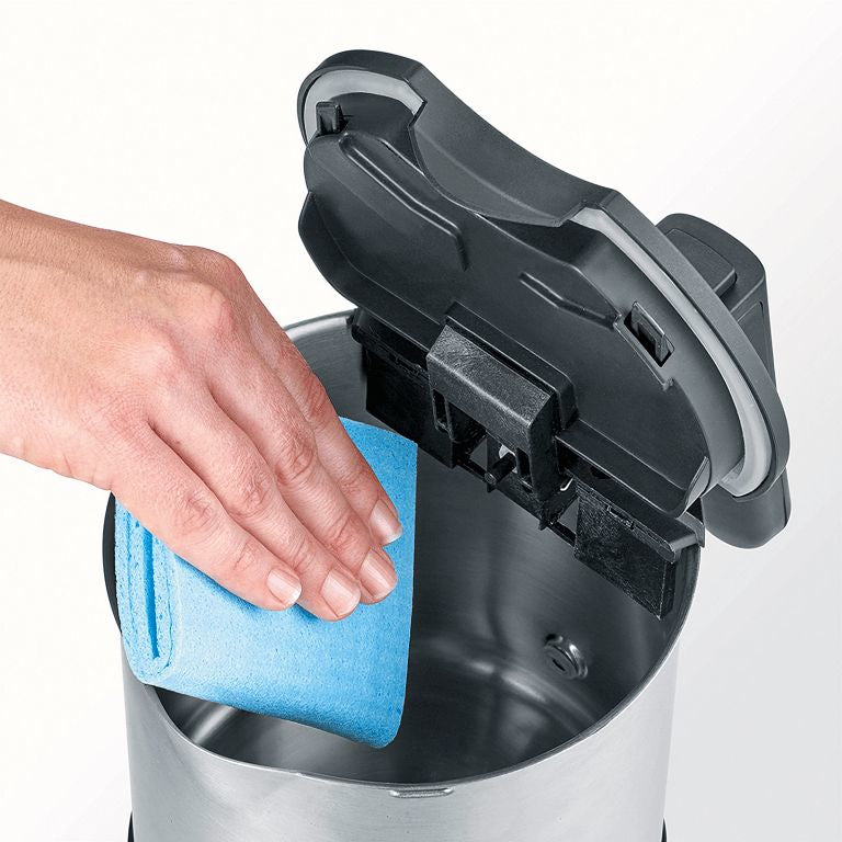 Severin Wasserkocher – 1,7 l, Edelstahl, Schwarz, WK3409