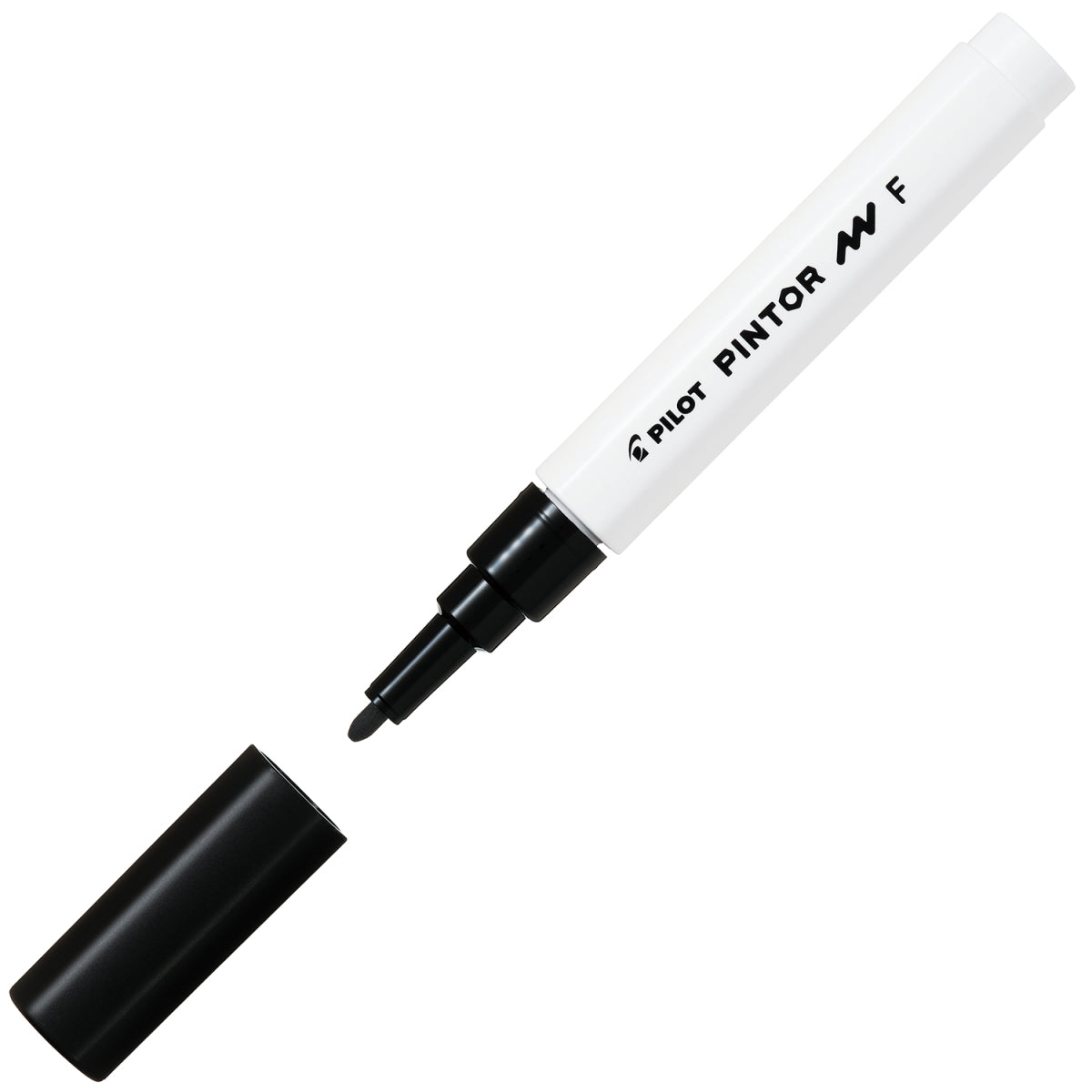 Pilot Pigment-Marker Pintor – Rundspitze 0,9-1,5 mm – Schwarz – lichtbeständig