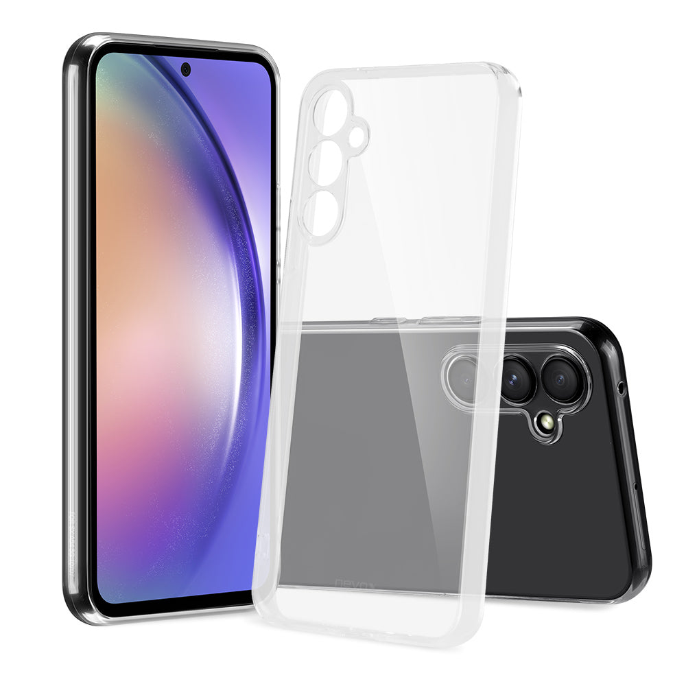 nevox StyleShell Flex – Backcover – für Samsung Galaxy A57 (5G), TPU, Transparent, kratzresistent