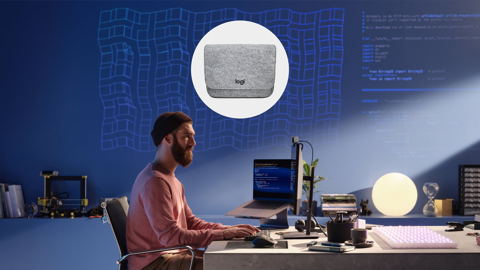 Logitech MX Master 3S Maus – kabellos, Bluetooth, 8'000 dpi, für Rechtshänder