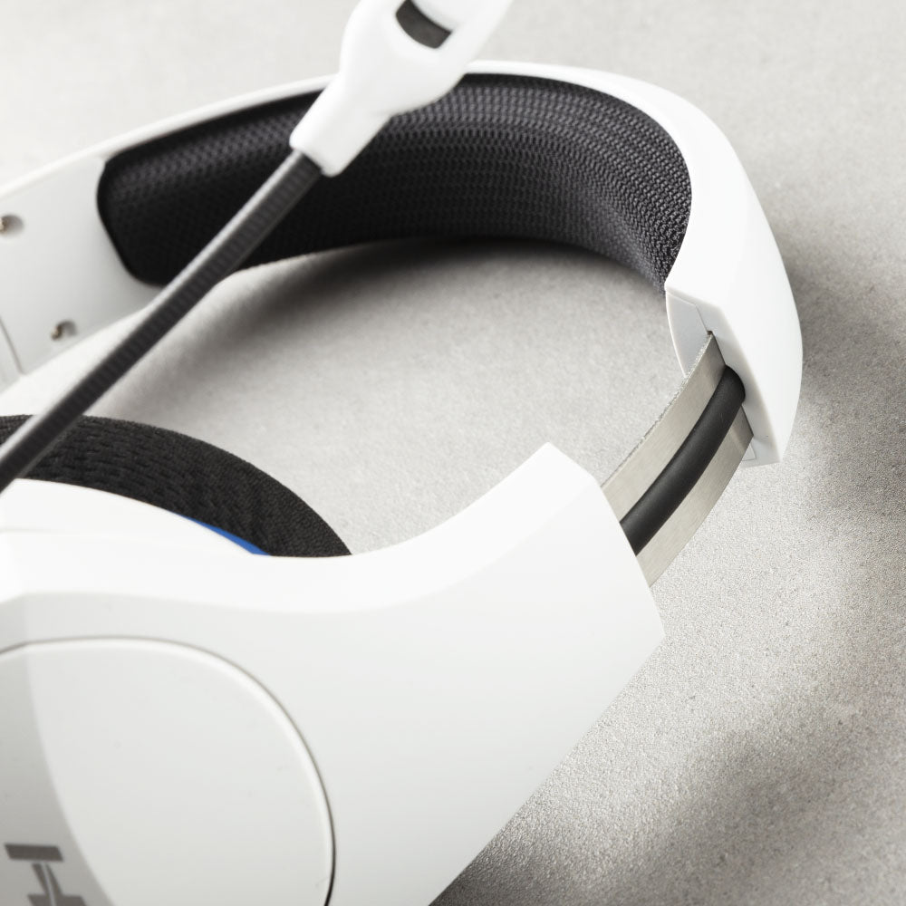 HP HyperX Stinger Core W PS5 Gaming-Headset – On-Ear, Stereo, 2,4 GHz kabellos, 3,5 mm Klinke, Blau/Weiss