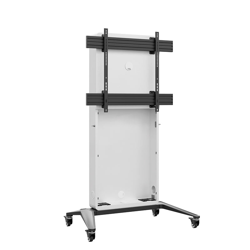 Hagor TV-Wagen – 75–86" – VESA 900×800 – bis 50 kg, mit Rollen, Diebstahlsicherung – CON-Line M, Schwarz