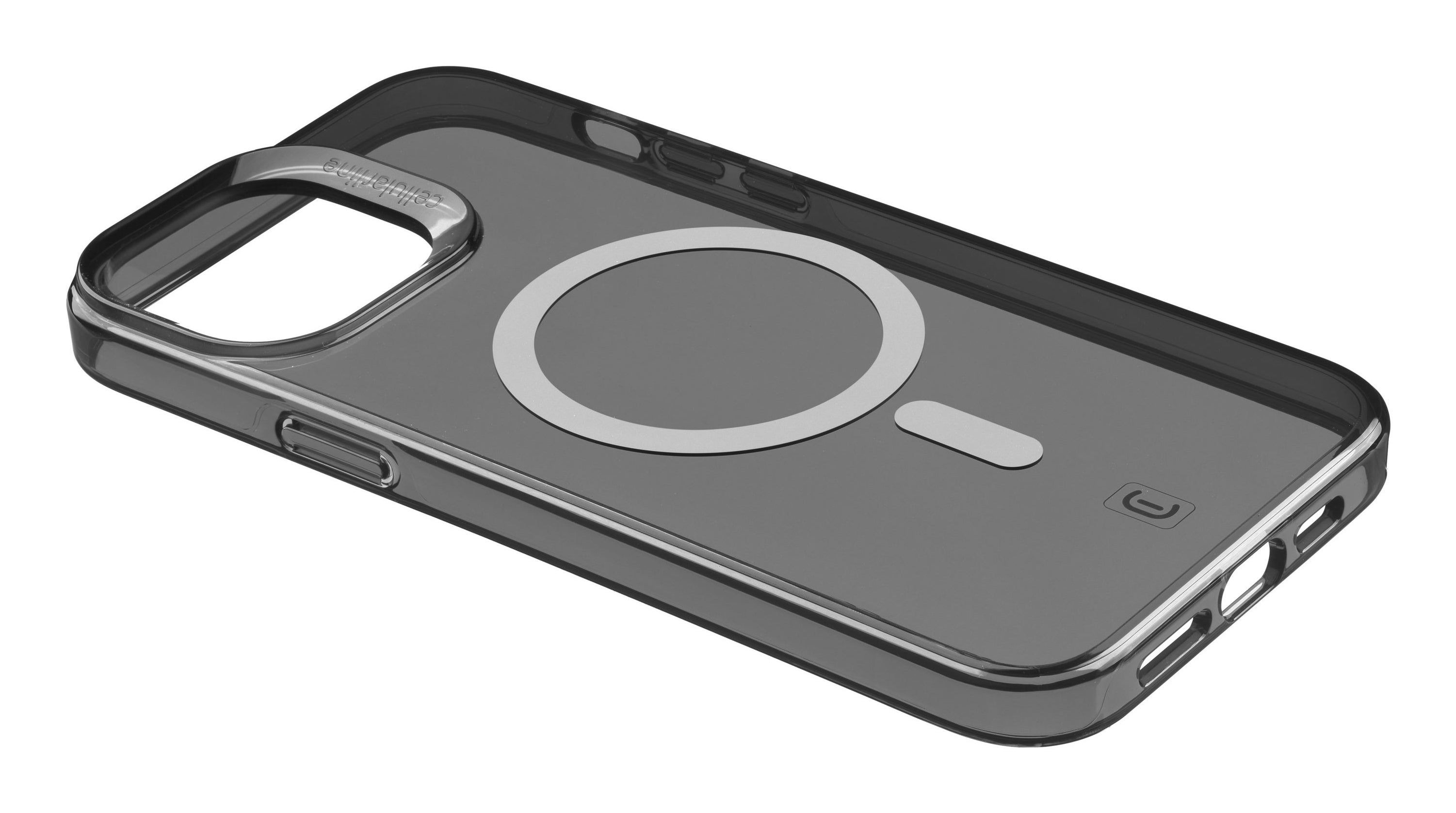 Cellularline Gloss Backcover – für Apple iPhone 15 Plus, MagSafe, Kunststoff, Schwarz