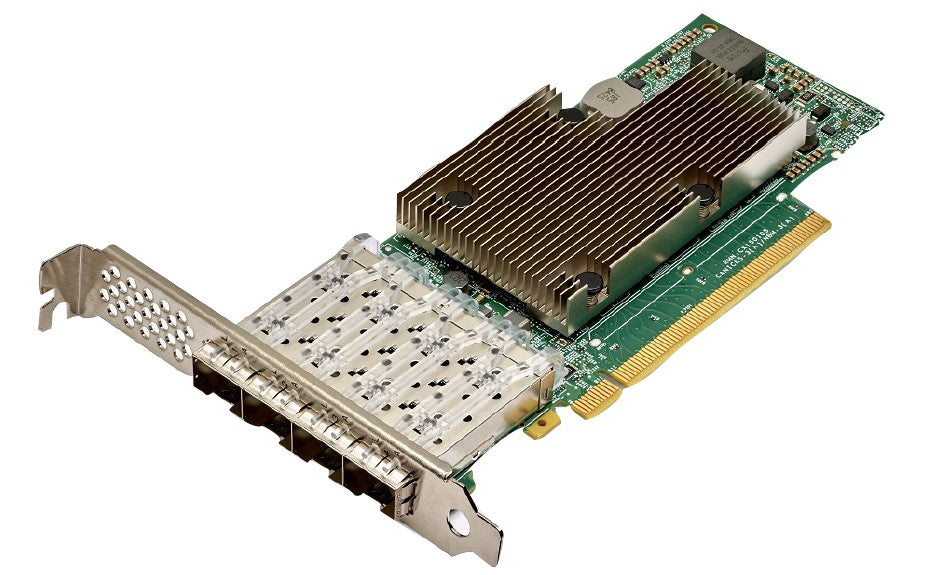 HPE Broadcom BCM57504 25GbE-Karte – PCIe 4.0, 4× SFP28, für Server