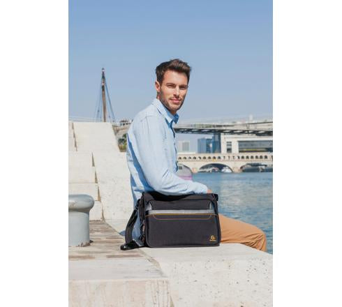 Exacompta 17234E Notebook-Tasche – für Notebooks bis 14", schwarz