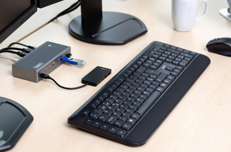 ONIT F01262 USB-Hub – 4× USB-C, 10 Gbit/s, für Windows/Mac/ChromeOS