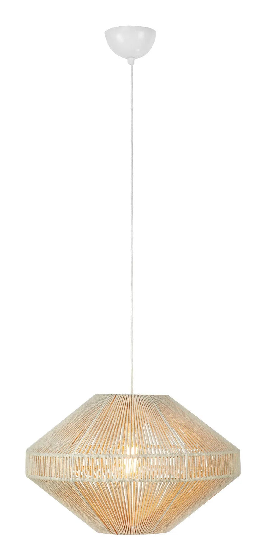 Markslöjd Pendelleuchte Razzo – E27, max. 40 W, 31 cm Höhe, Ø 50 cm, IP20 – Beige