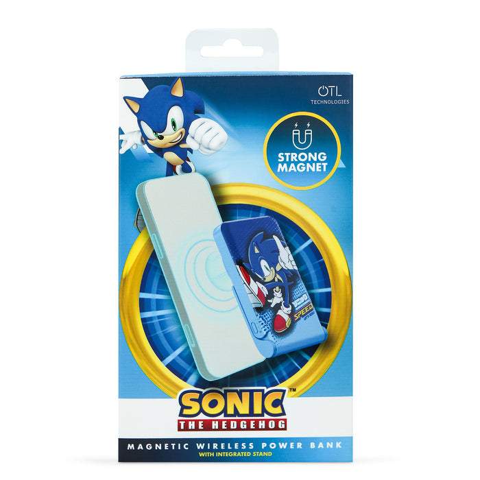 OTL Technologies Powerbank 5000 mAh, PD 20 W, 1× USB-C, kabelloses Laden, für Smartphones, Blau