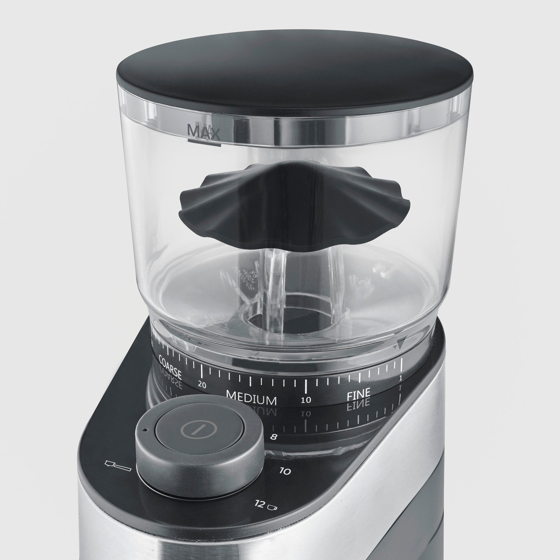 Severin Kaffeemühle KM3880 – 240 g, Scheibenmahlwerk, 140 W – Schwarz/Edelstahl
