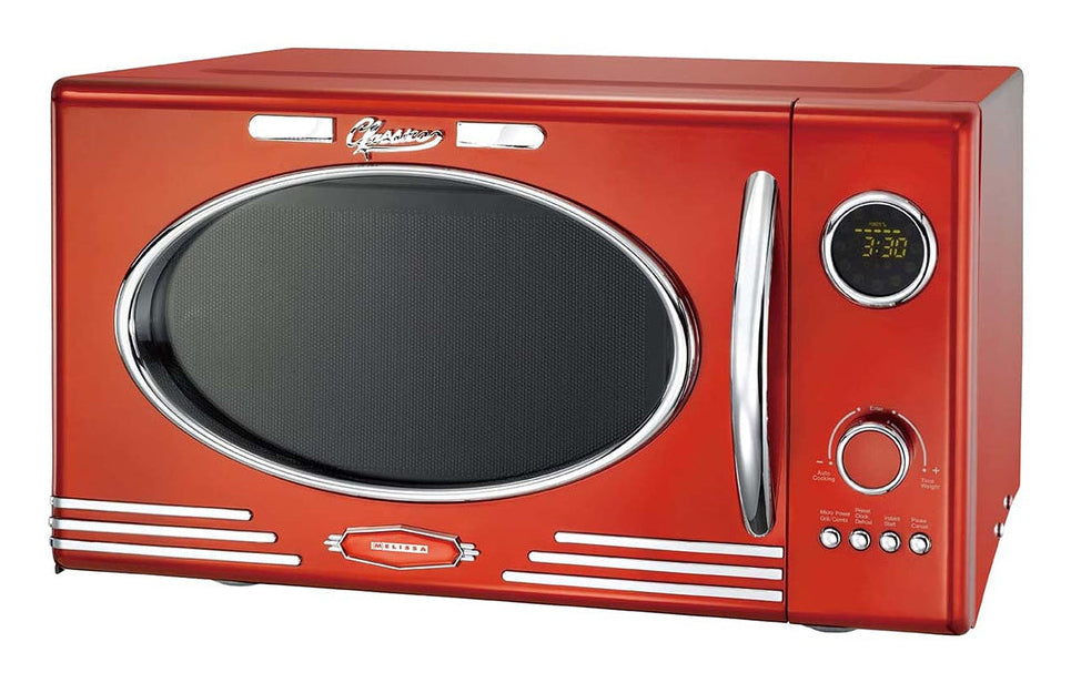 Melissa Kombi-Mikrowelle 16330129 – 23 l, Grill, 800 W – rot/edelstahl