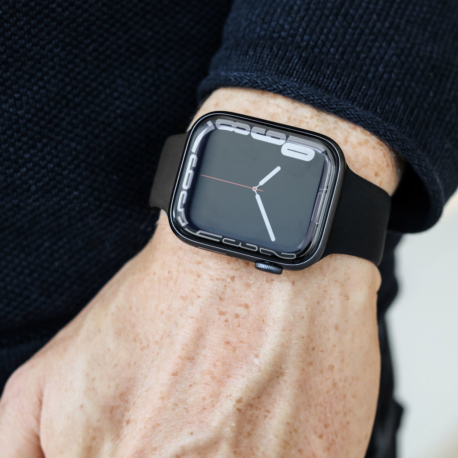 Vonmählen Solo Loop 2 – Armband – für Apple Watch (diverse Grössen), Schwarz, L, Silikon, 1 Stück